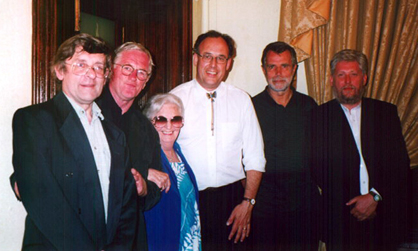 Group photo at memorial unveiling