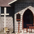 Refurbishing church furniture at St Mary’s, Nixon – circa 1954. [Photo - Stephen Lyons]